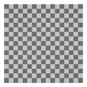 Gray Combination Classic Checkerboard von STaylor Fotodruck