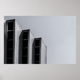 GRAY CONCRETE BUILDING POSTER