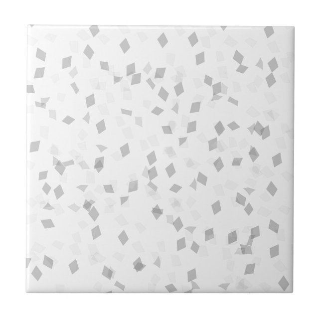 Gray Confetti Fliese (Vorderseite)