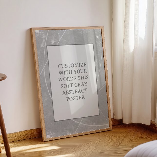 Gray Customizing Dieses Poster Abstrakte Hochzeits (Von Creator hochgeladen)