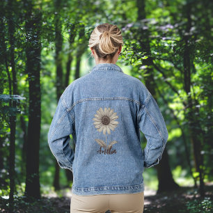 Gray Daisy Personalisiert Jeansjacke