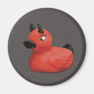 Gray Devil Duck Magnet