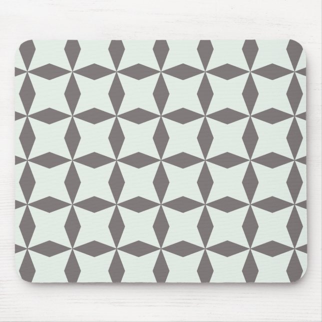 Gray Diamonds Pattern Mousepad (Vorne)
