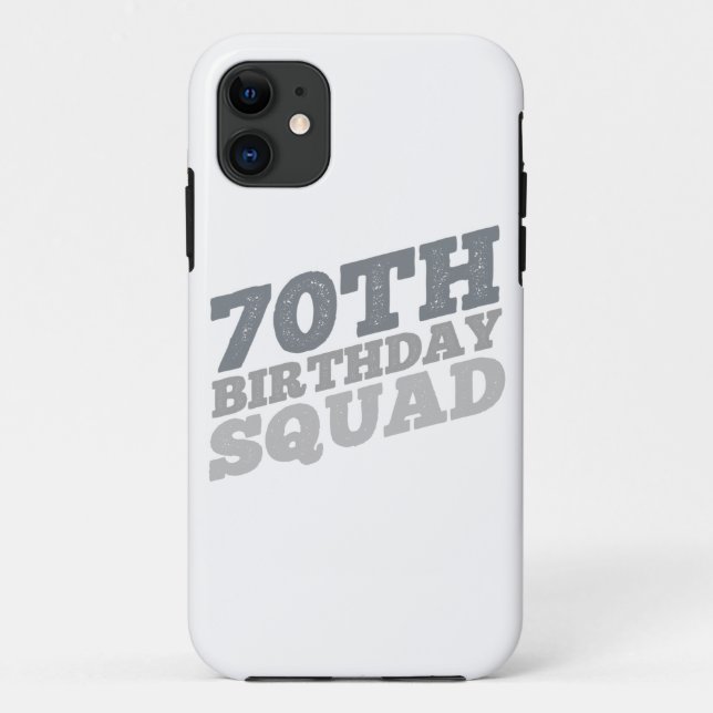 Gray Distressed 70. Case-Mate iPhone Hülle (Rückseite)
