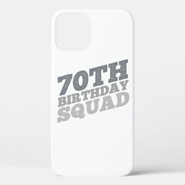 Gray Distressed 70. Case-Mate iPhone Hülle (Rückseite)