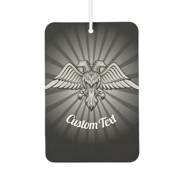 Gray Eagle mit zwei Heads Car Air Freshener Autolufterfrischer (Vorderseite)