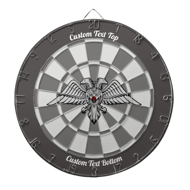 Gray Eagle mit zwei Heads Dart Board Dartscheibe (vorne)