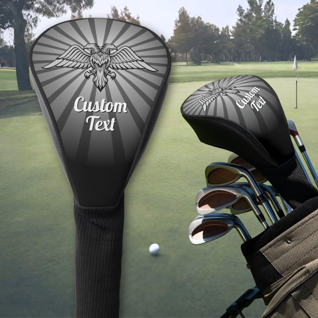 Gray Eagle mit zwei Heads Golf Head Cover Headcover (Von Creator hochgeladen)