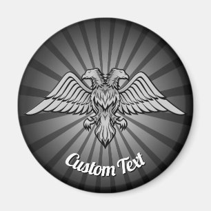 Gray Eagle mit zwei Heads Magnet