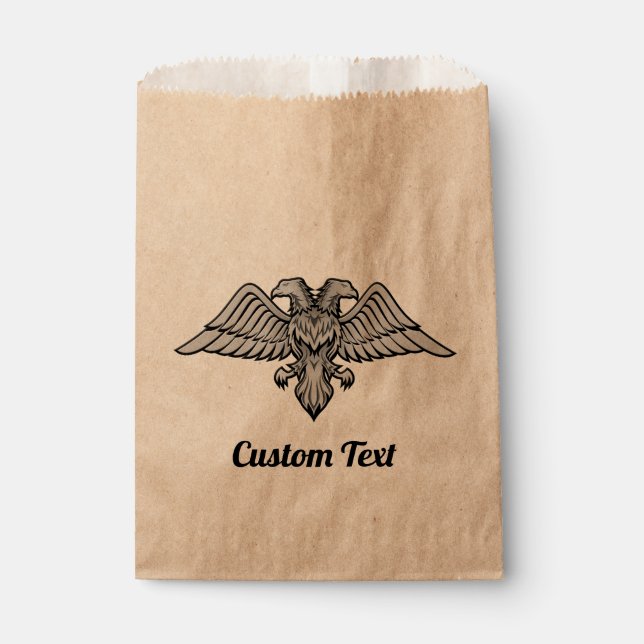 Gray Eagle mit zwei Köpfen Gefallen Bag Geschenktütchen (Vorderseite)