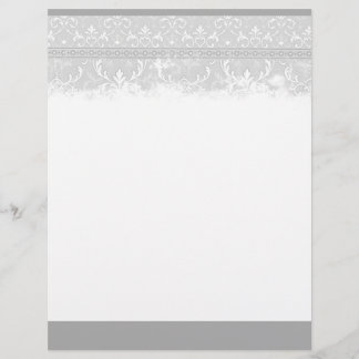 Gray Elegance Letterhead & Stationery