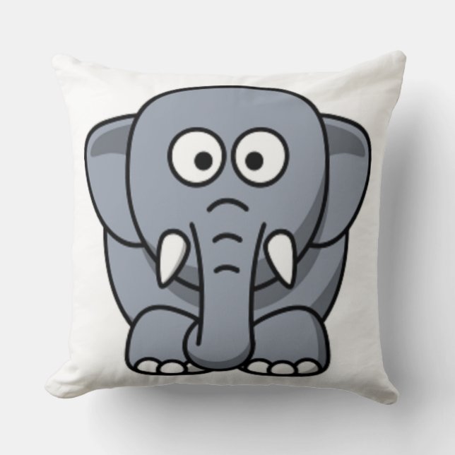 GRAY ELEPHANT KISSEN (Vorderseite)