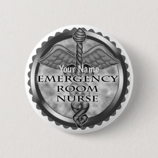 Gray ER Nurse Button