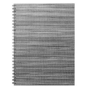 Gray Fabric Cloth Notizblock