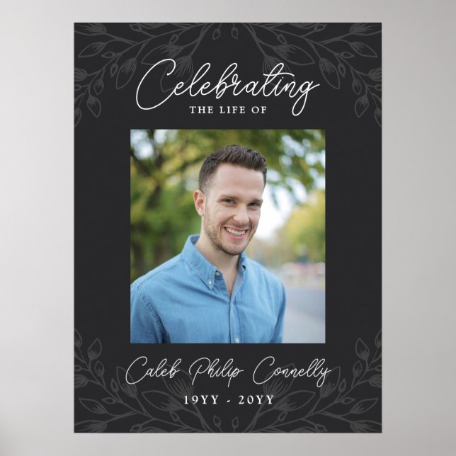 Gray Faint Greenerity feiert Life Foto Poster (Vorne)