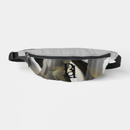 Gray Fanny Pack Trend Abstrakter Art Bauchtasche