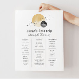 Gray First Trip rund um das Sun Meilenstein Poster