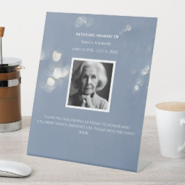 Gray Funeral Memorial Sockelschild