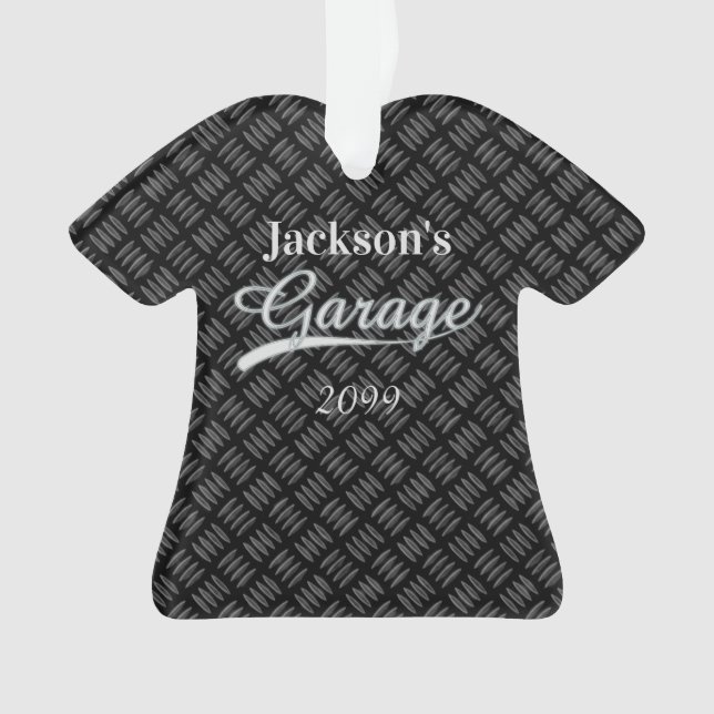Gray Garage Shirt Gestalt Ornament (Vorderseite)