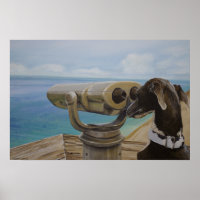 Gray Gazing - Italienische Grauhound-Malerei