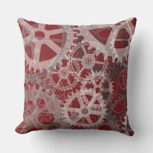 GRAY GEARS DESIGN Retro Throw Kissen