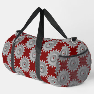 Gray Gears Duffle Bag