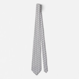Gray Geometric 3D Look Muster Moderne Neck Tie Krawatte