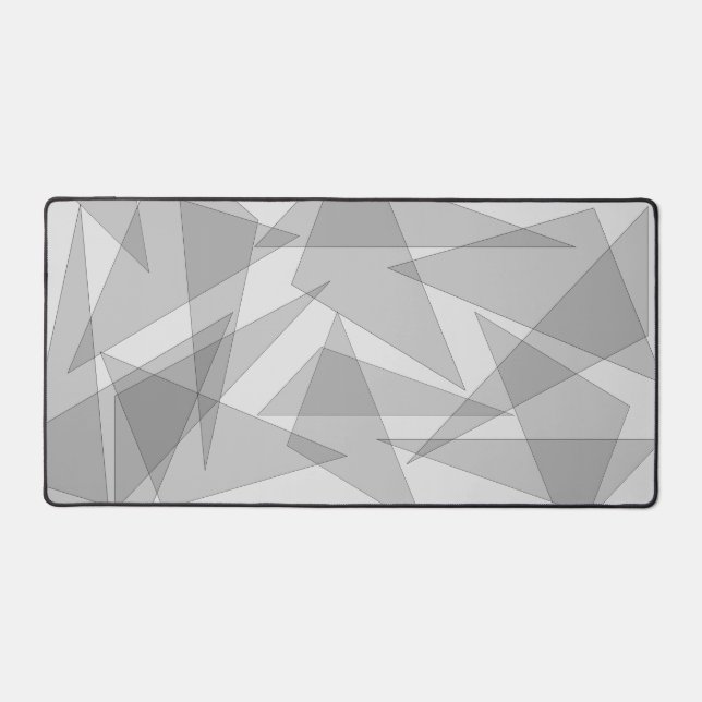 Gray Geometric Schreibtischunterlage (Vorderseite)