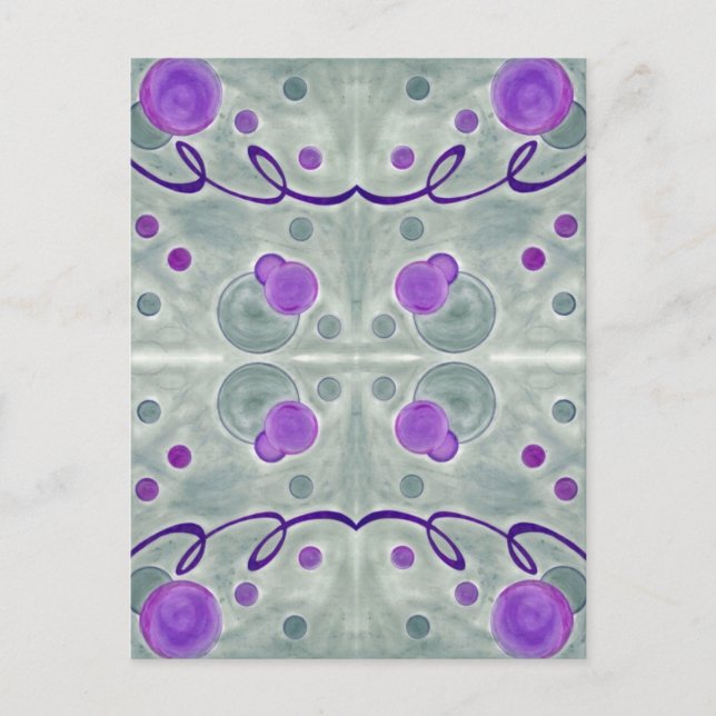 Gray Globes Blanket Postcard Postkarte (Vorderseite)