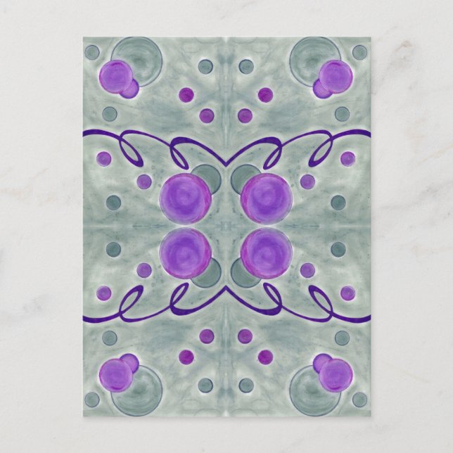 Gray Globes Blanket Postcard Postkarte (Vorderseite)