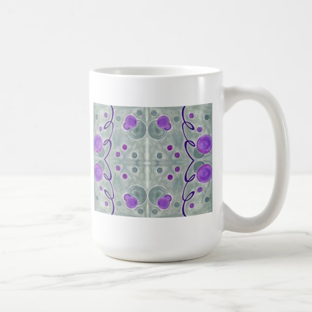 Gray Globes Blanket Tasse (Rechts)