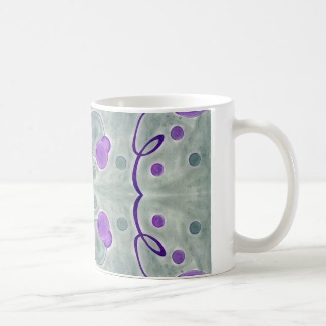 Gray Globes Blanket Tasse (Rechts)