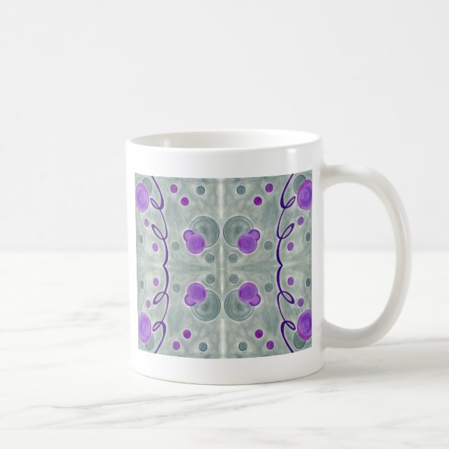 Gray Globes Blanket Tasse (Rechts)