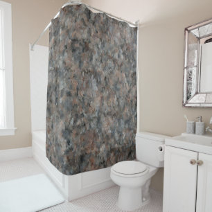 Gray Granite Duschvorhang