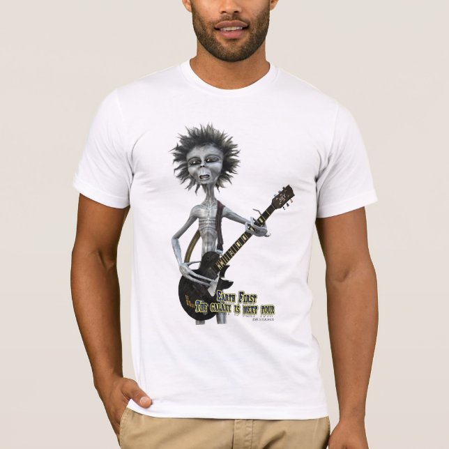 Gray Guitarist T-Shirt (Vorderseite)