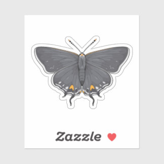 Gray Hairstreak Butterfly Aufkleber