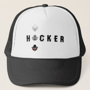 Gray Hat Hacker Truckerkappe