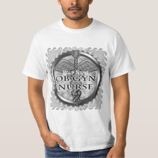 Gray heart ObGyn Nurse T-Shirt