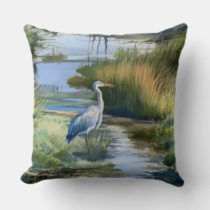 Gray Heron Kissen