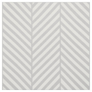 Gray Herringbone Große Skala Stoff