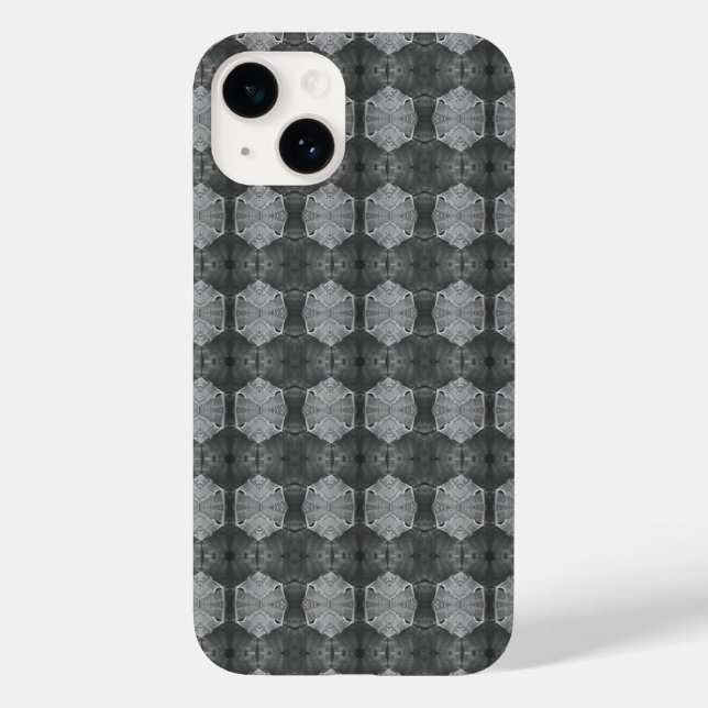 Gray Hexagon Case-Mate iPhone Hülle (Rückseite)