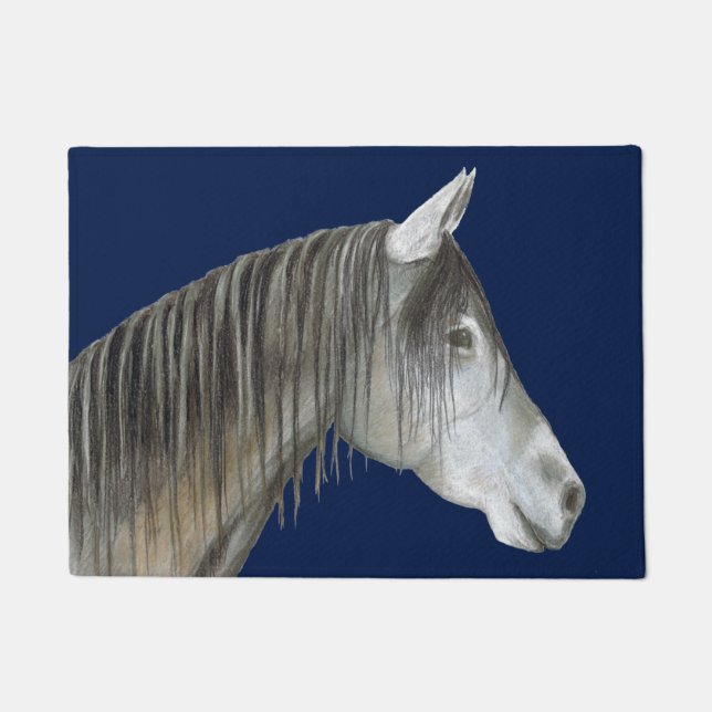 Gray Horse Fußmatte (Vorderseite)