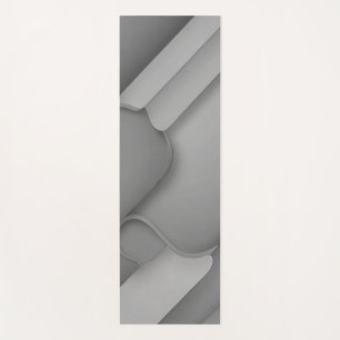 Gray Hues Modern Art Yogamatte