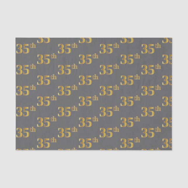 Gray, Imitate Gold 35. (35.) Event Seidenpapier (Vorderseite)