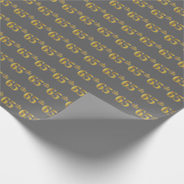 Gray, Imitate Gold 65. (65.) Veranstaltung Geschenkpapier