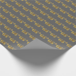 Gray, Imitate Gold 66. (66.) Veranstaltung Geschenkpapier