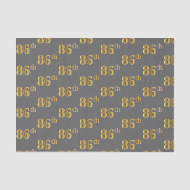 Gray, Imitate Gold 86. (86.) Event Seidenpapier (Vorderseite)