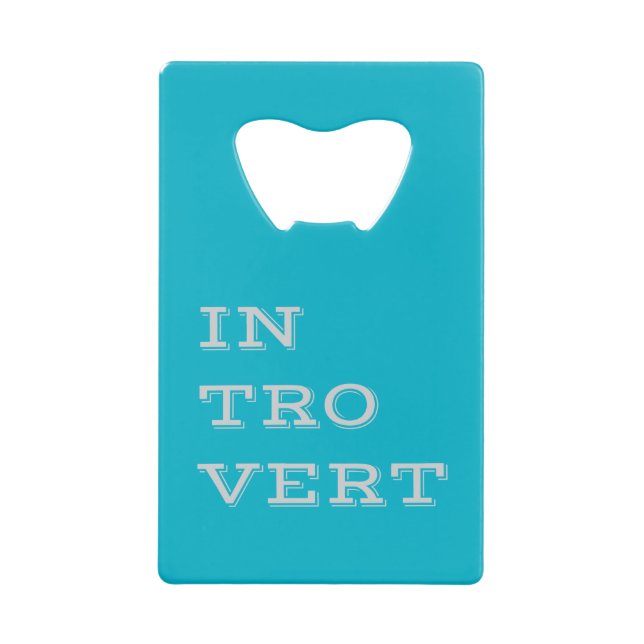 Gray Introvert Flaschenöffner (Vorderseite)