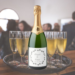 Gray Ivy Wreath Personalisiert Wedding