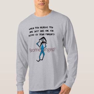 Gray 'just like your elents' Boomerang T-Shirt